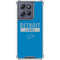 NFL Detroit Lions Blue Performance Series Moto G 5G (2025) Clear Case
