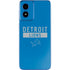 NFL Detroit Lions Blue Performance Series Moto G Play 4G (2024) Skin