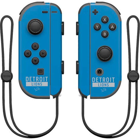 NFL Detroit Lions Blue Performance Series Nintendo Skins