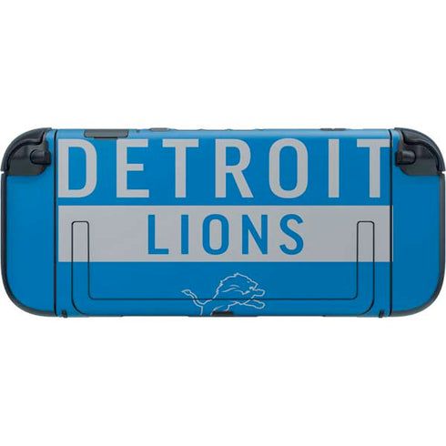 NFL Detroit Lions Blue Performance Series Nintendo Switch 2 (2025) with Joy-Con Skin
