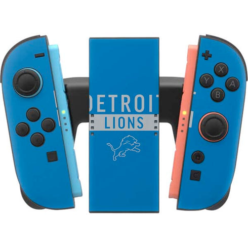 NFL Detroit Lions Blue Performance Series Nintendo Switch 2 (2025) Joy-Con Controller Skin