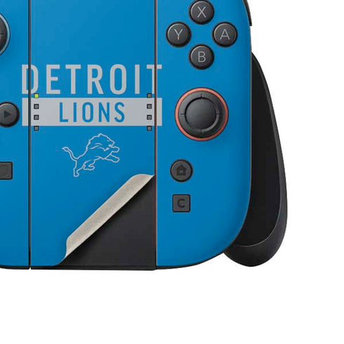 NFL Detroit Lions Blue Performance Series Nintendo Switch 2 (2025) Joy-Con Controller Skin