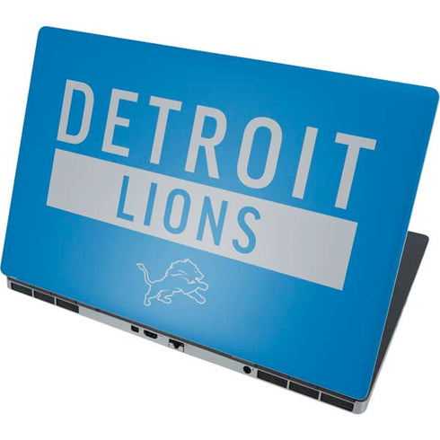 NFL Detroit Lions Blue Performance Series Dell Precision Skin