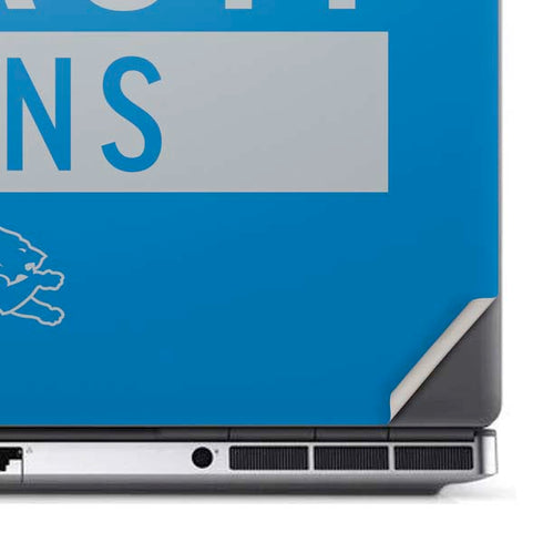NFL Detroit Lions Blue Performance Series Dell Precision Skin