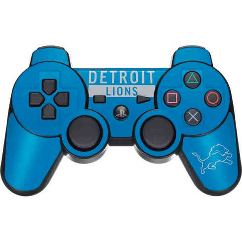 NFL Detroit Lions Blue Performance Series PS3 Dual Shock wireless controller Skin