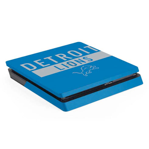 NFL Detroit Lions Blue Performance Series PlayStation PS4 Skins