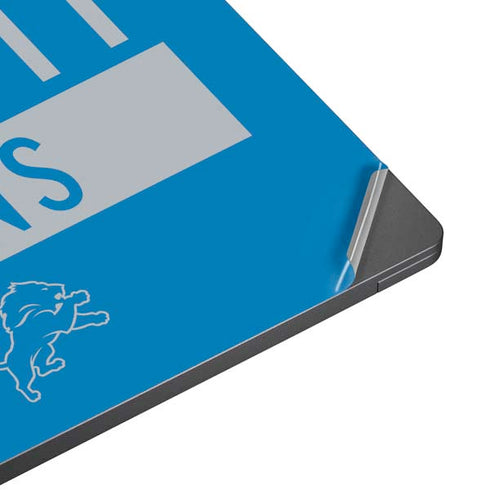 NFL Detroit Lions Blue Performance Series Surface Laptop 7 15in Skin