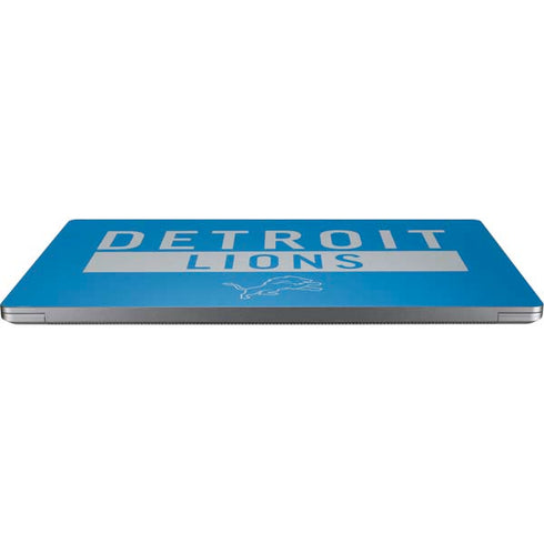 NFL Detroit Lions Blue Performance Series Laptop Skins