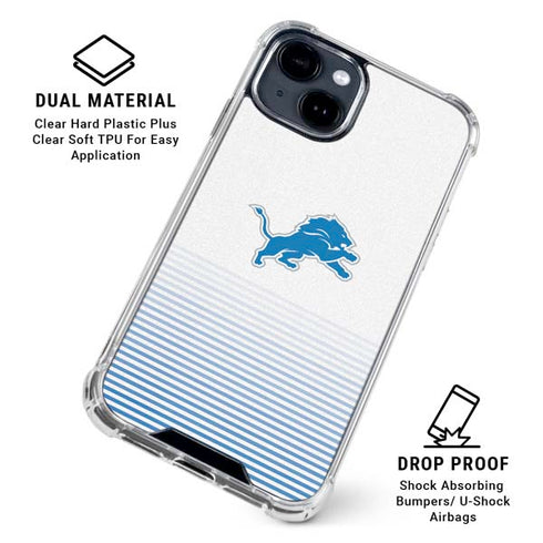 NFL Detroit Lions Breakaway iPhone 15 Clear Case