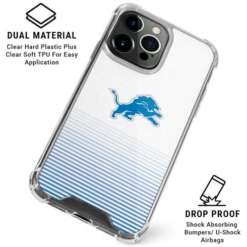 NFL Detroit Lions Breakaway iPhone 16 Pro Max Clear Case