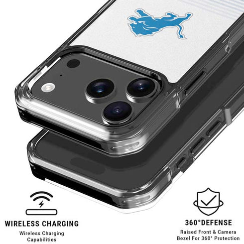 NFL Detroit Lions Breakaway iPhone 18 Pro Clear Case