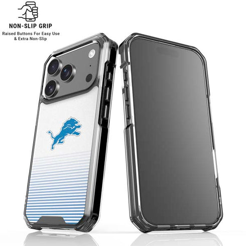 NFL Detroit Lions Breakaway iPhone 18 Pro Clear Case