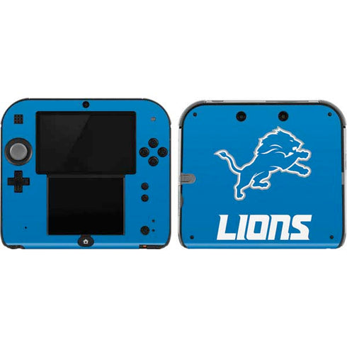 NFL Detroit Lions Distressed Nintendo Skins