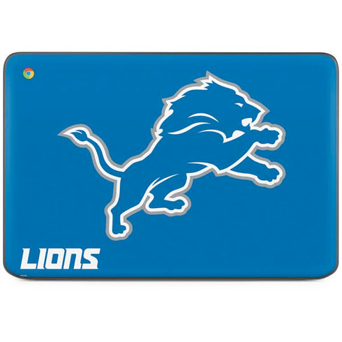 NFL Detroit Lions Distressed HP Chromebook Skin