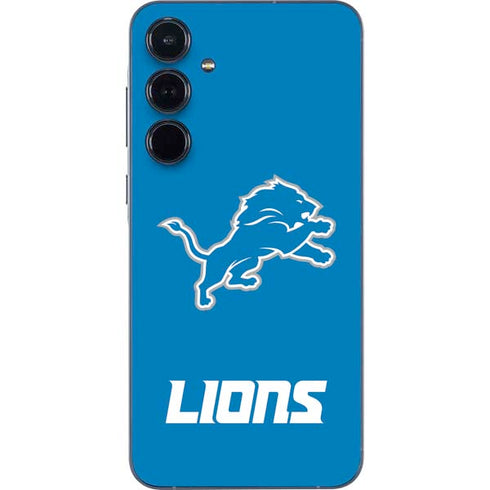 NFL Detroit Lions Distressed Galaxy A35 5G Skin