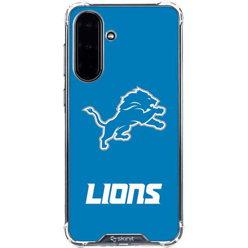 NFL Detroit Lions Distressed Galaxy A36 5G Clear Case