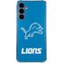 NFL Detroit Lions Distressed Galaxy A55 5G Clear Case