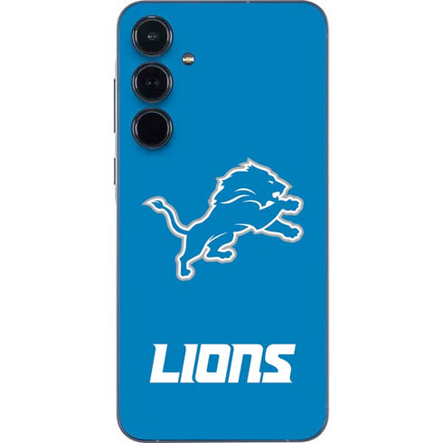 NFL Detroit Lions Distressed Galaxy A55 5G Skin