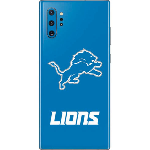 NFL Detroit Lions Distressed Galaxy Note 10 Plus Skin