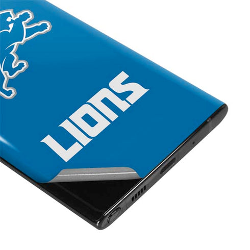 NFL Detroit Lions Distressed Galaxy Note 10 Plus Skin