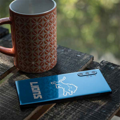 NFL Detroit Lions Distressed Galaxy Note 10 Plus Skin