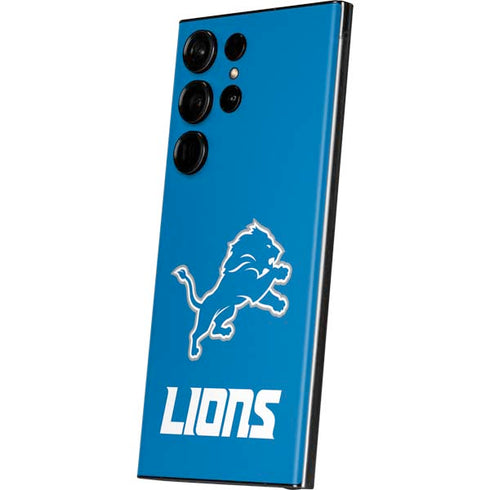 NFL Detroit Lions Distressed Galaxy Skins