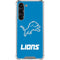NFL Detroit Lions Distressed Galaxy S24 FE Clear Case