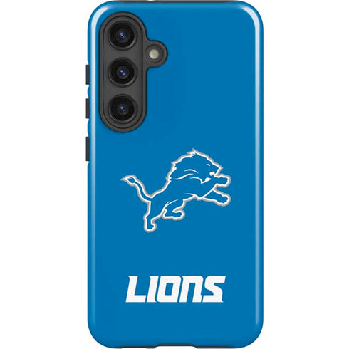 NFL Detroit Lions Distressed Galaxy S25 Impact Case