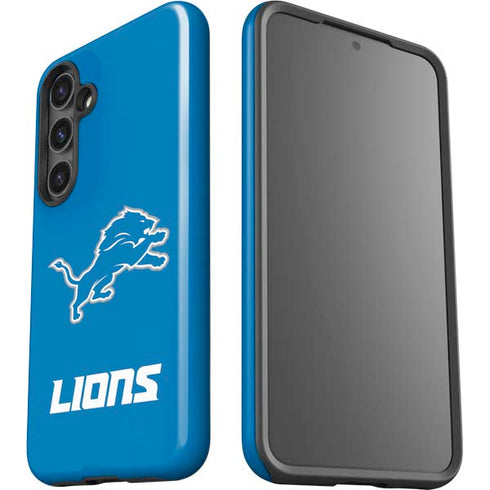 NFL Detroit Lions Distressed Galaxy S25 Impact Case