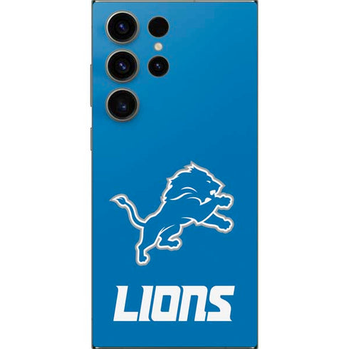 NFL Detroit Lions Distressed Galaxy S24 Ultra Skin