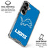 NFL Detroit Lions Distressed Galaxy S26 Clear Case
