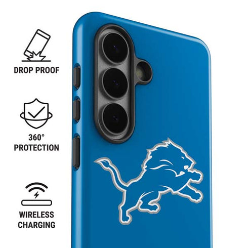 NFL Detroit Lions Distressed Galaxy S26 Plus Impact Case