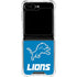 NFL Detroit Lions Distressed Galaxy Z Flip6 Clear Case