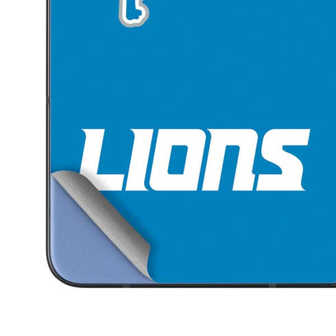 NFL Detroit Lions Distressed Galaxy Z Fold5 5G Skin