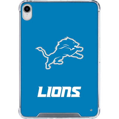 NFL Detroit Lions Distressed iPad 11th Gen (2025) Clear Case