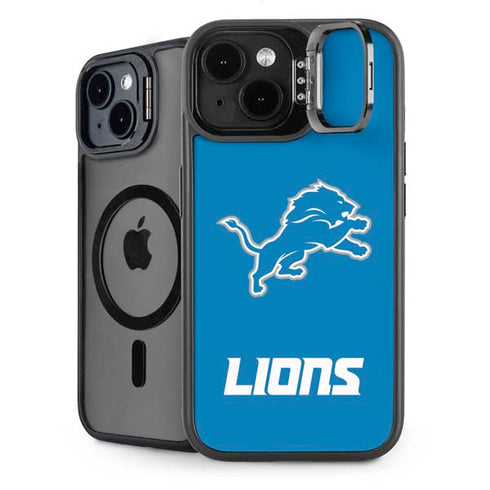 NFL Detroit Lions Distressed iPhone 15 Plus Kickstand Case