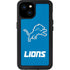 NFL Detroit Lions Distressed iPhone 15 Plus Waterproof Case