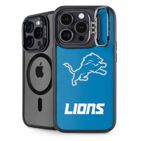 NFL Detroit Lions Distressed iPhone 15 Pro Max Kickstand Case