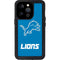NFL Detroit Lions Distressed iPhone 15 Pro Waterproof Case