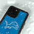 NFL Detroit Lions Distressed iPhone 15 Pro Waterproof Case