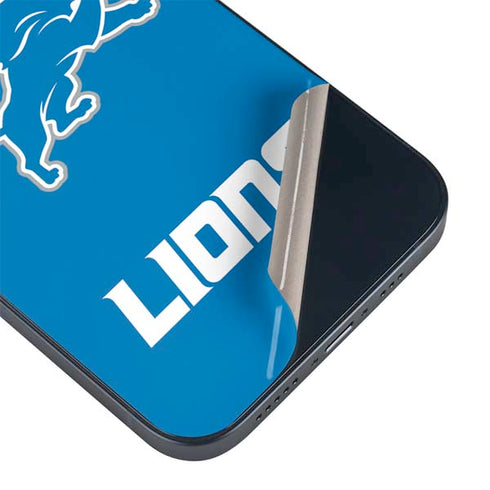 NFL Detroit Lions Distressed iPhone 15 Skin