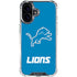 NFL Detroit Lions Distressed iPhone 16 Clear Case