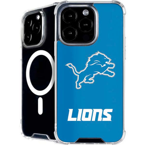 NFL Detroit Lions Distressed iPhone 16 Pro MagSafe Case