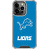 NFL Detroit Lions Distressed iPhone 16 Pro Max Clear Case