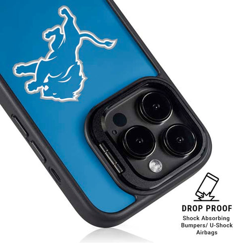 NFL Detroit Lions Distressed iPhone 16 Pro Max Kickstand Case