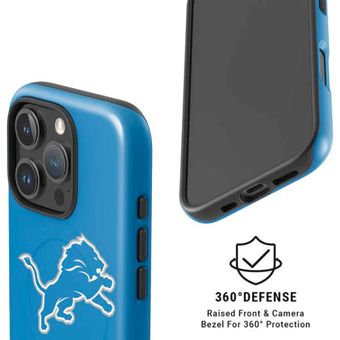 NFL Detroit Lions Distressed iPhone 16 Pro Max Magsafe Impact Case