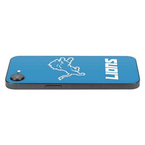 NFL Detroit Lions Distressed iPhone 16e Skin
