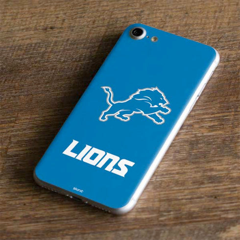 NFL Detroit Lions Distressed iPhone 8 Skin