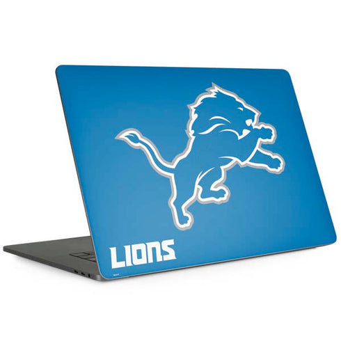 NFL Detroit Lions Distressed MacBook Skins