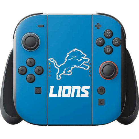 NFL Detroit Lions Distressed Nintendo Switch 2 (2025) with Joy-Con Skin